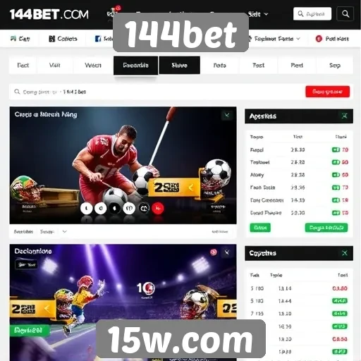 Funcionalidades do site 144bet para apostas ao vivo